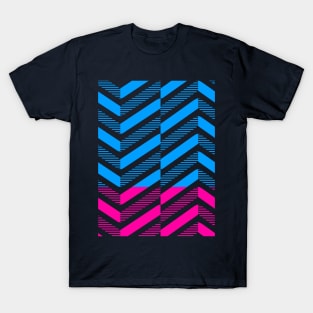 pattern two color T-Shirt